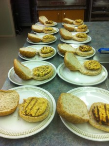 Prepped Falafel Burgers