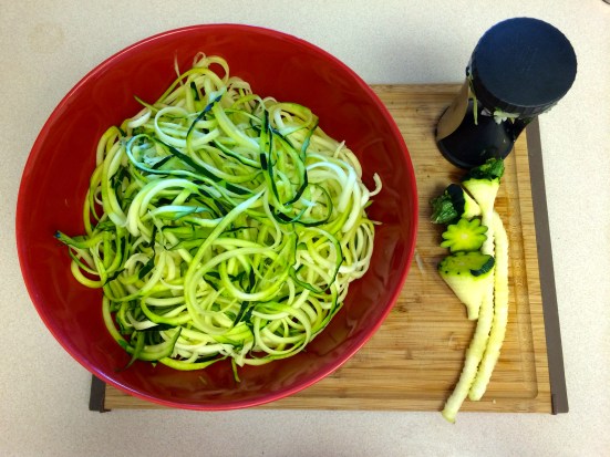 Spiralized Zucchini 