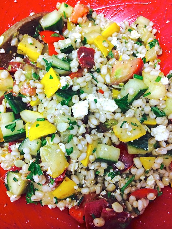 Summer Barley Zucchini Salad